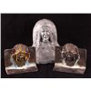 Image 1 : Native American Bookends This lot includes 3 Nativ