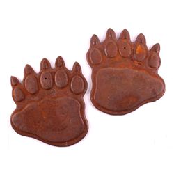 Cast Iron Bear Paws This is a pair of cast iron be