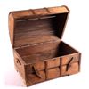 Image 5 : Antique Wooden Trunk This lot features an antique