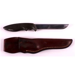 Gerber "Shorty" Knife and Scabbard This lot featur