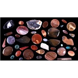 Polished Stone and Agate Collection This lot featu