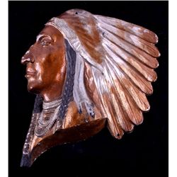 Cast Aluminum Native American Chief This lot featu