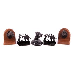 Horse Bookend Collection This lot includes 2 sets