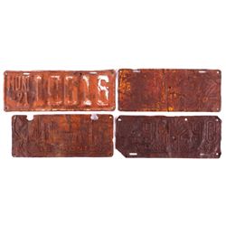 Montana License Plate Collection This lot includes