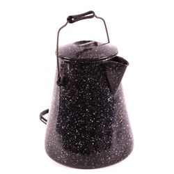 WWII Era U.S. Navy Enamel Ware Coffee Pot This is