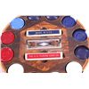 Image 3 : Poker Chip Carousel, Dominoes and Cribbage Board T