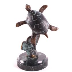 Bronze Turtle Sculpture This is a bronze turtle sc