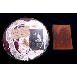 Antique Shadowbox and Copper Print Block This is a