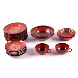 Chinese Dragon Ware Dish Collection This is a coll