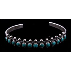 Navajo Sterling & Turquoise Bracelet This is a bra