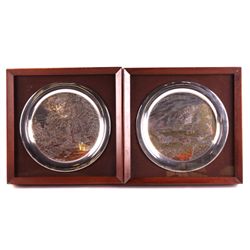 Reed & Barton Damascene Silver Plates This is a se