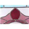 Image 3 : Vintage Stained Leaded Glass Pane This is a hand m