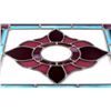 Image 8 : Vintage Stained Leaded Glass Pane This is a hand m