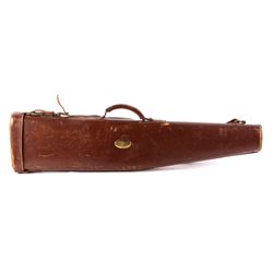 Antique Leather Shotgun Scabbard The lot features