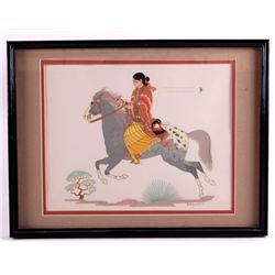 Harrison Begay Framed Print This is a Harrison Beg