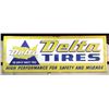 Image 1 : Vintage Delta Tires Metal Advertising Sign