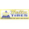 Image 2 : Vintage Delta Tires Metal Advertising Sign