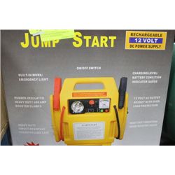 JUMPSTART RECHARGEABLE 12 VOLT DC POWER SUPPLY