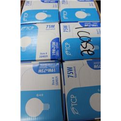 CASE OF 19 WATT=75WATT HIGH EFFICIENCY LIGHT