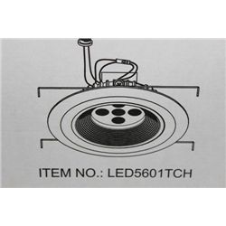 LED 5601-TCH RECESSED LIGHT X6