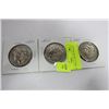 Image 1 : 1881, 1882, 1885 U.S. SILVER DOLLAR X3