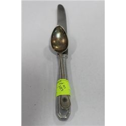 GERMAN/NAZI FORK AND SPOON STERLING SILVER