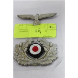 GERMAN WW11 CAP BADGE
