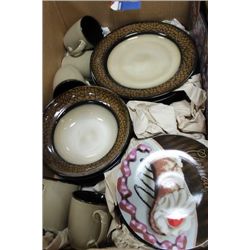 BOX W/ GIBSON DISHWEAR