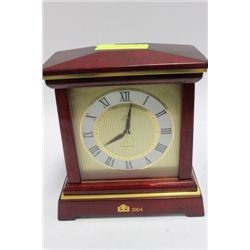 BURGANDY MANTLE CLOCK