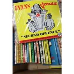 BOX OF VINTAGE PEANUTS CHARLIE BROWN COMIC BOOKS