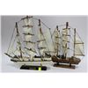 Image 1 : TWO COLLECTIBLE SHIPS ORNAMENTS