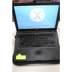 RARE BLACK APPLE MACBOOK WITH WEBCAM/250 GB HDD