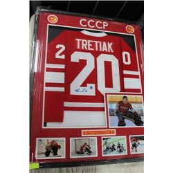VLADISLAV TRETIAK AUTOGRAPHED JERSEY W/ C.O.A