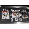Image 1 : WAYNE GRETZKY  AUTOGRAPHED FRAMED DISPLAY W/ C.O.A