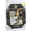 Image 1 : JOHNNY BUCYK AUTOGRAPHED PHOTO W/ C.O.A