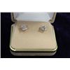 Image 1 : 14 KT GOLD CZ EARRINGS