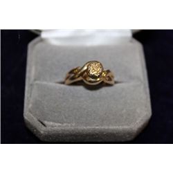 14 KT GOLD DIAMOND RING