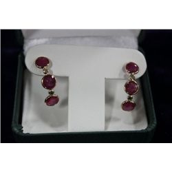 14 KT GOLD RUBY (6.0CT) AND DIAMOND (0.17CT)