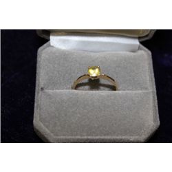 14 KT GOLD YELLOW SAPPHIRE (0.70CT) RING