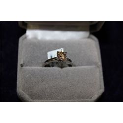 14 KT GOLD BROWN DIAMOND (0.65CT) RING