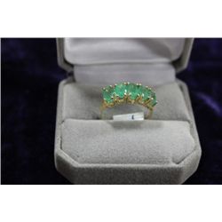 10 KT GOLD EMERALD (2.50CT) RING
