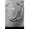 Image 1 : PEARL NECKLACE W 10 KT GOLD CLASP