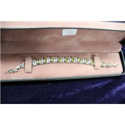 ST SILVER CITRINE BRACELET