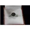 Image 1 : 14 KT GOLD BLACK DIAMOND (.35CT) RING