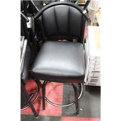 COMMERCIAL GRADE AUTO RETURN SWIVEL BAR STOOL