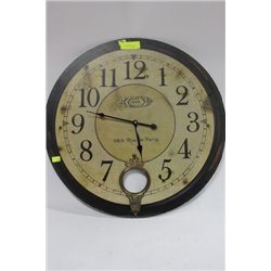 LARGE NOSTALGIC WALL CLOCK