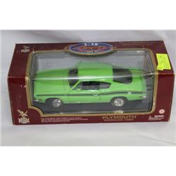 PLYMOUTH BARRACUDA 1969 DIE CAST SCALE 1:18