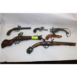 ESTATE 5 PC REPLICA VINTAGE HANDGUNS