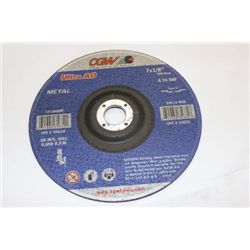 CASE W 25 7 1/8" METAL GRINDING DISCS