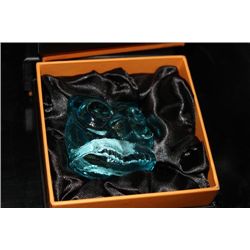 NACHTMANN CRYSTAL OWL ON CHOICE: BLUE